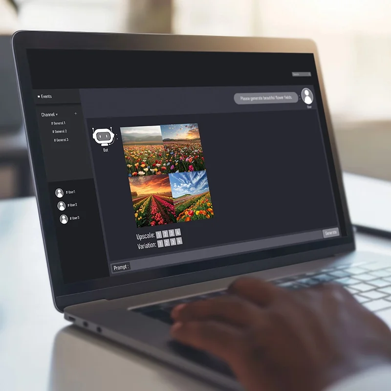 AI Video Editor Mockup